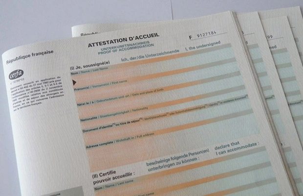 attestation daccueil