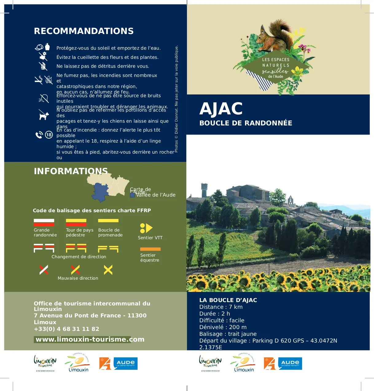 Chemin de randonnée Boucle d'Ajac (1)
